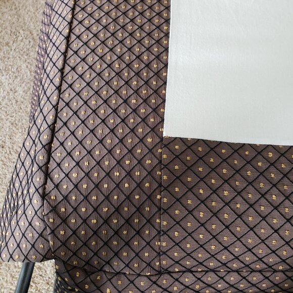 Custom Dark Brown King Bedskirt for Tall Bed, 18.5” Drop + Extra Fabric - Picture 3 of 6